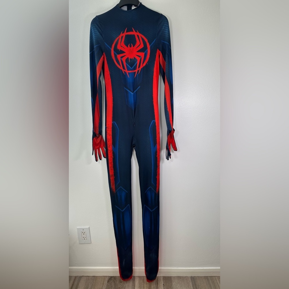 Spider Man Miles Morales Costume Adult XS Full Bodysuit Marvel Jazwares